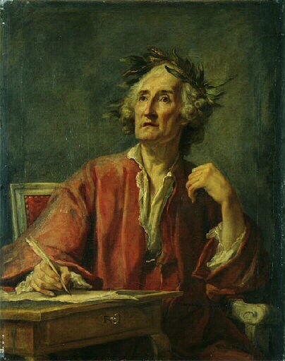 La base Joconde le sous-titre comme "considéré à tort comme le portrait de Rameau" - attribué successivement à Colson, Greuze, Restout